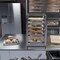 Amgood 13 in. x 10  in. 19 Gauge Quarter Size Aluminum Bun / Sheet Pan, 12PK SBP-19G-1013-12PK-Z - alternate 4