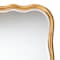 Baxton Studio Fredrika Antique Goldleaf Scalloped Wood Accent Wall Mirror 254-14107-ZORO - alternate 5