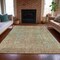 Homeroots 3' X 5' Beige And Ivory Abstract Washable Indoor Outdoor Area Rug 631053 - alternate 5