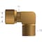 Gates Air Brake To Male Pipe - 90 Nylon Tubing Compression G32104-0406 - alternate 4