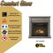 Comfort Glow Dual Fuel Ventless Gas Fireplace w/ Remote Heats Up To 1200 sq ft GFD4605R - alternate 4