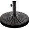 Simple Deluxe InfiniPower 18.11in 30.86 LB Outdoor Umbrella Base Heavy Duty Round Stand for Poolside, Deck, Patio LGBRLABASERESINROUND28BLK - alternate 1