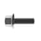 Zoro Select Not Graded, 1/2"-28 Serrated Flange Bolt, Plain Stainless Steel, 3/4 in L, 100 PK 1-SFH-25F-75 - alternate 3