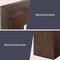 Alaterre Furniture Stockyard Solid Wood Console Table 36 in Modern Farmhouse Small Entryway Table AFTBL-035 - alternate 4