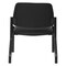 Office Star Products Big and Tall Armless Guest Chair in Icon Black fabric with Sturdy Black Metal Frame 55054B-231 - alternate 5
