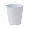 Happimess Riley Modern Classic Hammered Steel Accent 2 Gal Waste Bin, Matte White, 2PK HPM1111D-SET2 - alternate 3