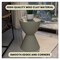 Leisuremod Loft Modern Fiberstone Hourglass Side Table, Weather-Resistant, Fully Assembled LST14GR - alternate 5