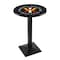 Holland Bar Stool Co 36" Blk Wrinkle Virginia Military Institute Pub Table, 36" dia. Top L217B3636VAMilI - alternate 1