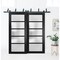 Sartodoors Slab Interior Door, 42" x 84", Black QUADRO4002S-BLK-4284 - alternate 1