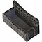 Dacasso Protacini Castlerock Gray Italian Patent Leather Business Card Holder A6207 - alternate 1