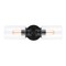Jonathan Y Jules Edison 16.5" Cylinder 2-Light Iron/Seeded Glass Farmhouse Contemporary LED Wall Sconce, Black JYL7577A - alternate 6