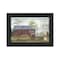 Homeroots Flower Wagon 3 Black Framed Print Wall Art 407308 - alternate 1