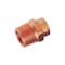 Nibco 3/4" X 1/2" Copper Pressure Cup X Male Adapter Fitting W01260D - alternate 4