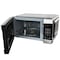Galanz 1.1 cu ft 1000W Countertop Microwave Oven in Stainless Steel Black with Express Cooking GLCMWP11S2-10 - alternate 3