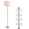 Jonathan Y Mia 60.5" Crystal/Metal LED Floor Lamp, Clear/Chrome JYL1045A - alternate 9
