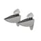 Dolle Ara 4.5 in. H X 1.8 in. W X 4.1 in. D Silver Metal Shelf Clips 13398 - alternate 1