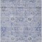 Homeroots 10' X 14' Blue And Gray Damask Washable Indoor Outdoor Area Rug 604191 - alternate 6