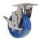 Vestil Solid Polyurethane Swivel With Brake Caster 6 In. Diameter x 2 In. Width 1200 lb Dark Blue CST-F-SS-6X2SP-SWB - alternate 7