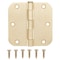 Prosource Door Hinge, Steel, Satin Brass, Loose Pin, 180 deg Range of Motion, Screw Mounting BH-102SB-PS - alternate 1