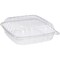 Dart ClearSeal Plastic Hinged Container, Large, 9x9-1/2x3, Clear, PK200 C95PST1 - alternate 1