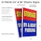 Signmission Storage Rv & Boat Parking, Plastic Signs Only 24 Inch x 36 Inch, Corrugated Plastic, 2PK CSB-2436-2PACK-Storage Rv & Boat Parking - alternate 2