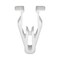 Auveco Honda White Nylon Grill Clip, 25PK 22546 - alternate 1