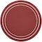 Homeroots 4' Red And Ivory Round Indoor Outdoor Area Rug 545946 - alternate 6