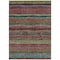 Homeroots 5' X 8' Black Green And Gold Striped Washable Indoor Outdoor Area Rug 588239 - alternate 3