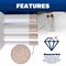 Marshalltown Arranged Diamond Tools Fixture Kit, 4 Diamond Hole Saws, 1 Drill Adapter, 1 Heavy-Duty Aluminum DTTSTC - alternate 5