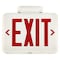 Dual-Lite Exit Sign, White, 1 or 2 Face(s), LED, Universal Mount, Not Battery Powered EVEURW - alternate 3