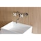 Kingston Brass Double-Handle Wall Mount Bathroom Faucet, Polished Nickel KS2116PX - alternate 3