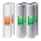 Ispring 4.5" x 20" Whole House Water Filter Replacement Set - Two Sediment and Four Carbon Block Cartridges F6WGB32B - alternate 1