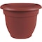 Bloem Self-Watering Planter, 1 gal Capacity, 8 in Dia x 8.8 in H, Resin, Clay Texture, Amaranth AP0813 - alternate 3