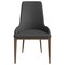 Leisuremod Viva Collection Modern Wooden Dining Chair in Dark Grey VC24DGR - alternate 6