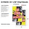 Signmission Car Stereo Installation, Vinyl Decals Only 24 Inch x 36 Inch, Vinyl Decal, 2PK DSB-2436-2PACK-Car Stereo Installation - alternate 2