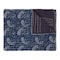 Homeroots 50" X 70" Blue and Gray Kantha Cotton Paisley Throw Blanket with Embroidery 332338 - alternate 1