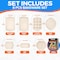 Emporio Kitchen Baking Pan Set, Oven Safe Tray, Up To 450 Deg F, White, 8PK EMPKW88H - alternate 6
