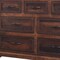 Homeroots 61" Brown Solid Wood Seven Drawer Double Dresser 524601 - alternate 4