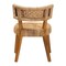 Bali & Pari Sabit Bohemian Seagrass and Mahogany Wood Dining Chair 251-13853-ZORO - alternate 6