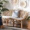 Bali & Pari Eliava Natural Rattan Accent Bench 259-14222-ZORO - alternate 7