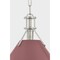 Hudson Valley Lighting Painted No. 2 21 in. Pendant in Polished Nickel/Soft Crimson by Mark D. Sikes MDS352L-PN/CRN - alternate 5