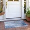 Homeroots 2' X 3' Ivory Blue and Gray Abstract Washable Non Skid Indoor Outdoor Area Rug 559586 - alternate 6