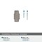 Amerock Mulholland 1-1/2 inch 38mm Length Polished Nickel Cabinet Knob 2000730 - alternate 4
