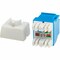 Tripp Lite CAT6 KEYSTONE JACK 4PPOE RJ45 BLUE TAA N238-001-BL-6A - alternate 2