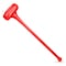 Neiko 9 Lb Dead Blow Hammer, 30 in Long, Red, Unibody Molded, Ergonomic Textured Handle, 3 Inch Head 02884B - alternate 1