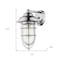 Homeroots Silver Teardrop Shape Wall Sconce 398482 - alternate 4