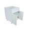 Cambridge Everest 24 in. W x 24 in. D x 34.5 in. H Ready to Assemble Shaker Base Kitchen Cabinet in White SA-B24-SW-KIT - alternate 9