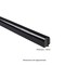 Msi Absolute Black Pencil Molding 3/4 In. X 12 In. Polished Granite Wall Tile, 20PK ZOR-MD-T-0001 - alternate 2