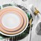 Smarty Had A Party White w/Red and Gold Chord Rim Plastic Dinnerware Set (120 Dinner Plates + 120 Salad Plates), 240PK 620BGVP-CASE - alternate 7