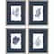 Homeroots Set Of Four Coral Silver Framed Print Wall Art, 4PK 416718 - alternate 1